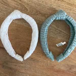 2 Anthropologie top knot headband